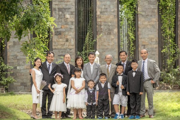 chụp hình gia đình Tết
