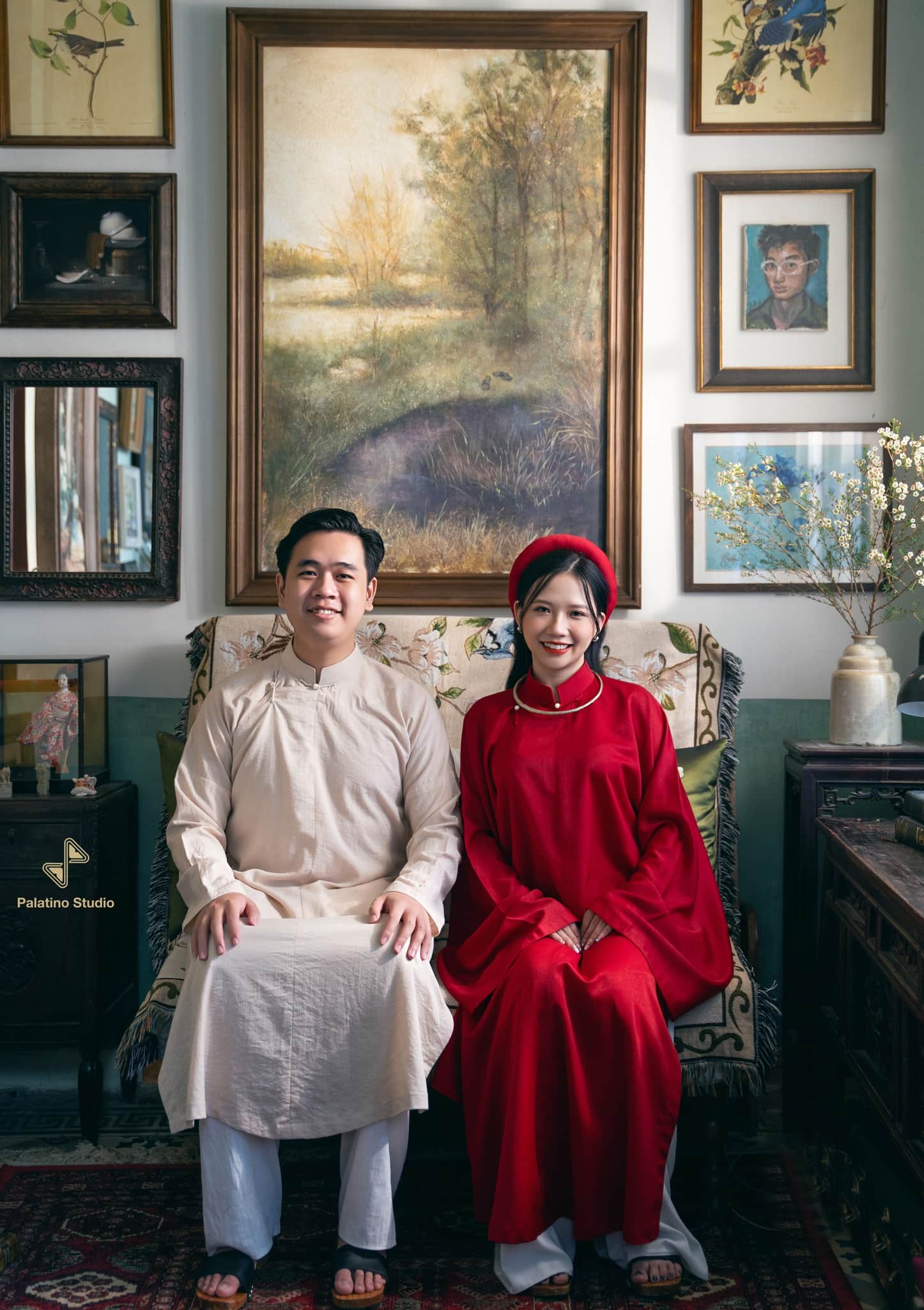 Chụp ảnh cưới áo dài trong studio có những điểm nào cần lưu ý