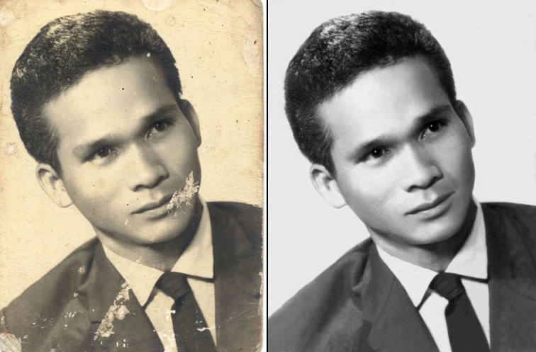 Dịch vụ ghép ảnh và phục chế ảnh đen trắng – Quy trình rõ ràng, báo giá hợp lý