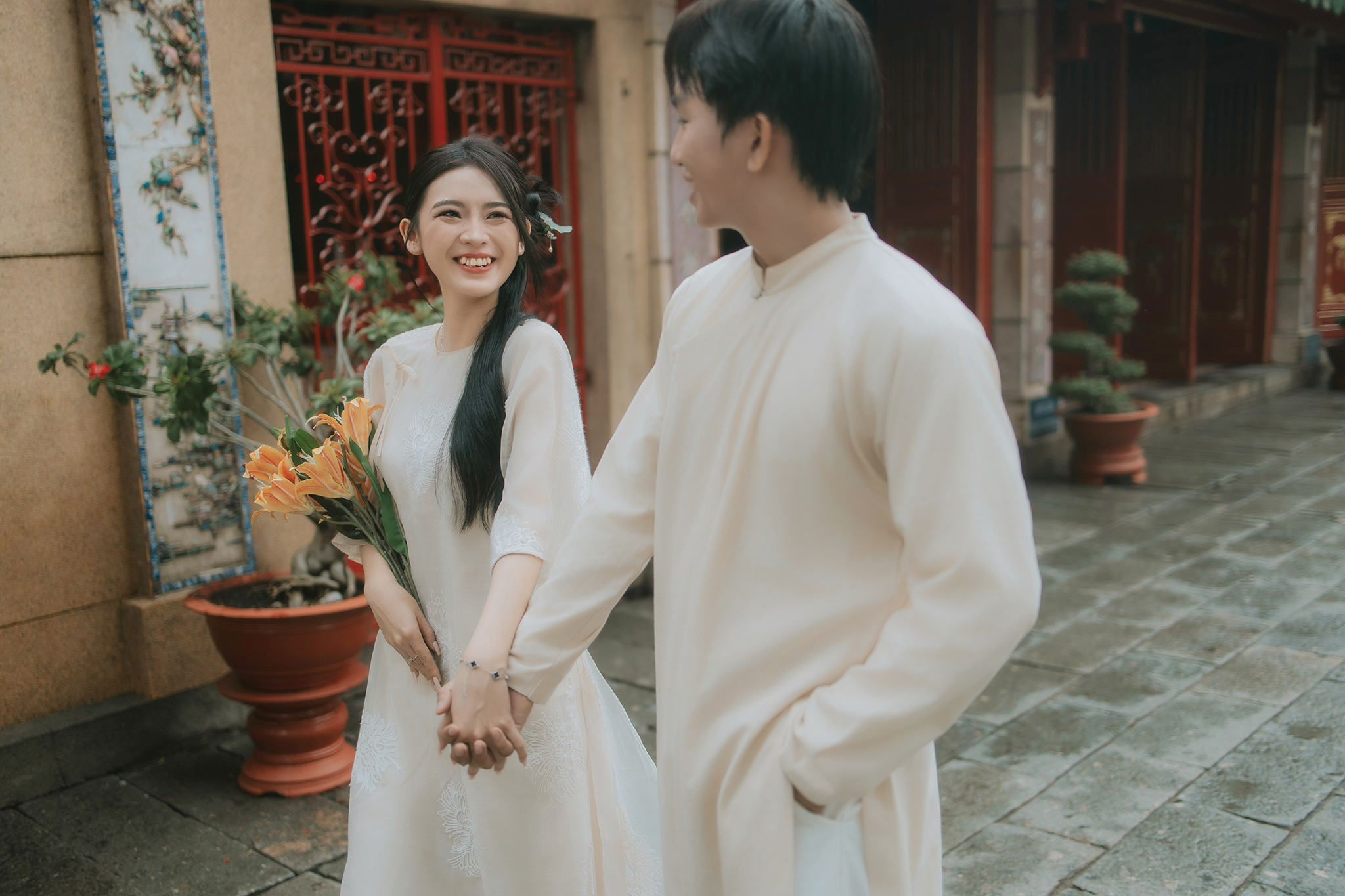 Gợi ý concept áo dài couple phong cách hiện đại ở Đà Nẵng Gợi ý concept áo dài couple phong cách hiện đại ở Đà Nẵng